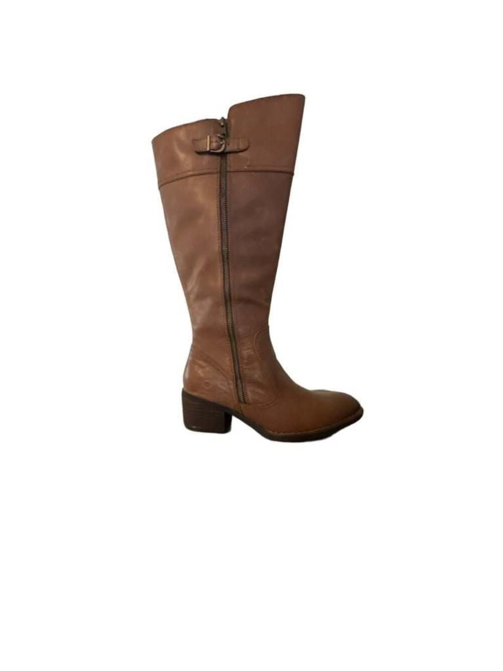 Born Fannar Leather Knee High Boots in Brown